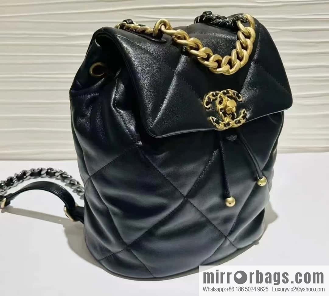 CHANEL 24C early spring vacation series 19 double backpack AS4223