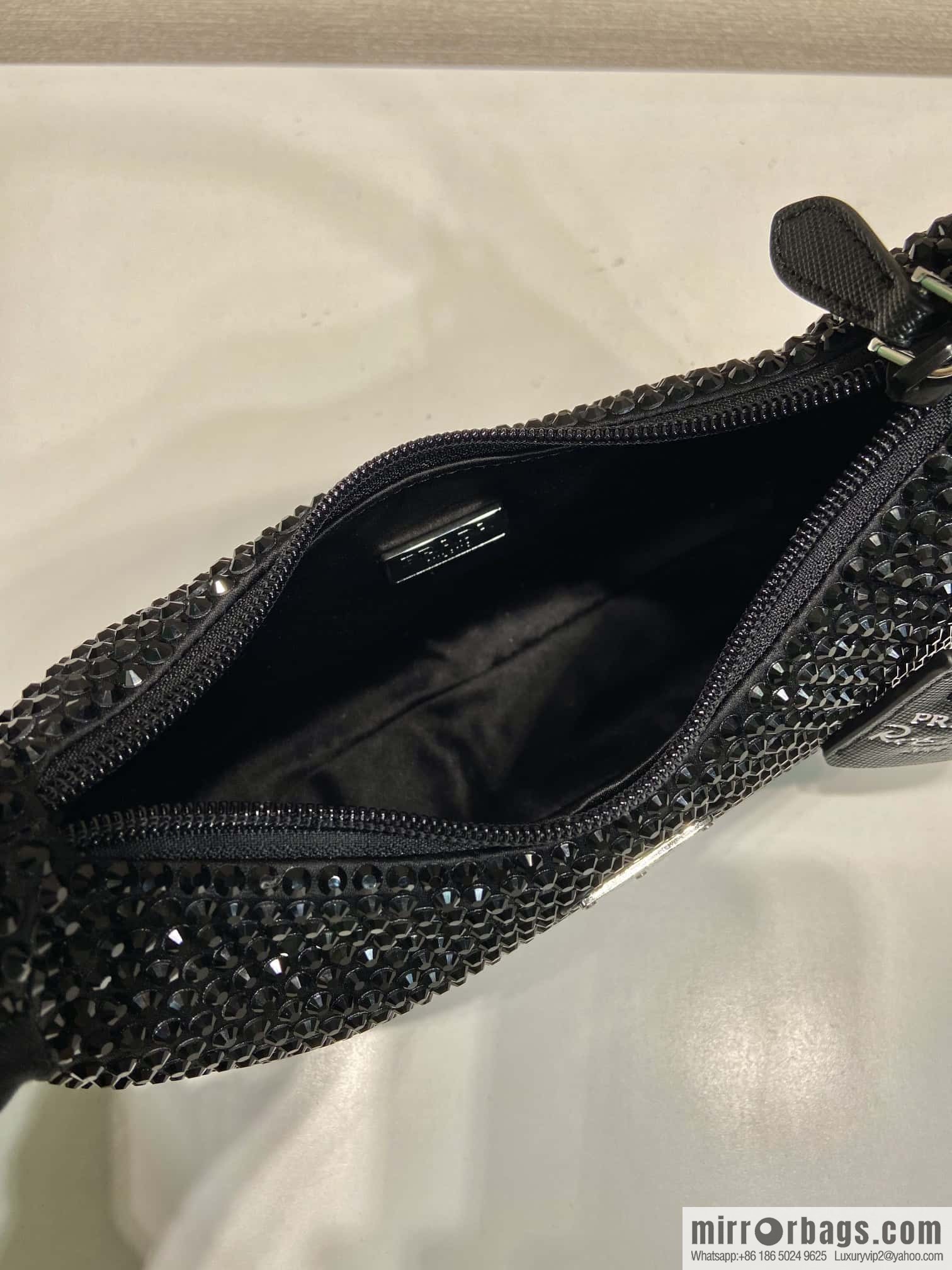PRADA flash diamond Hobo 2023 new armpit bag 1NE515 flash diamond
