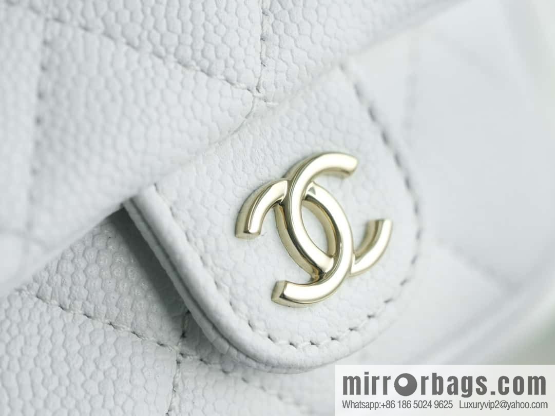 CHANEL 23K new, tank Dumas small shoulder backpack AS4399 white