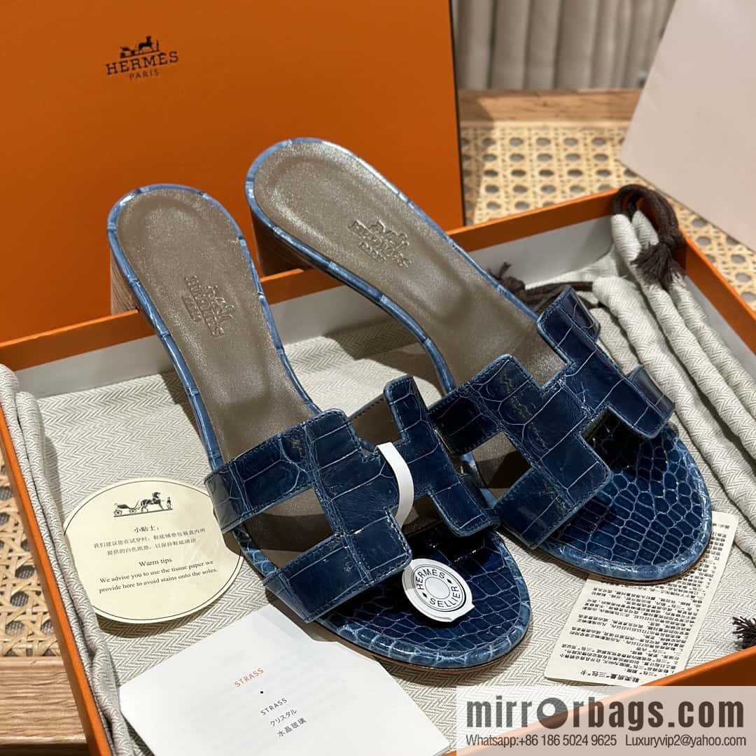Hermès Crocodile 🐊 slippers