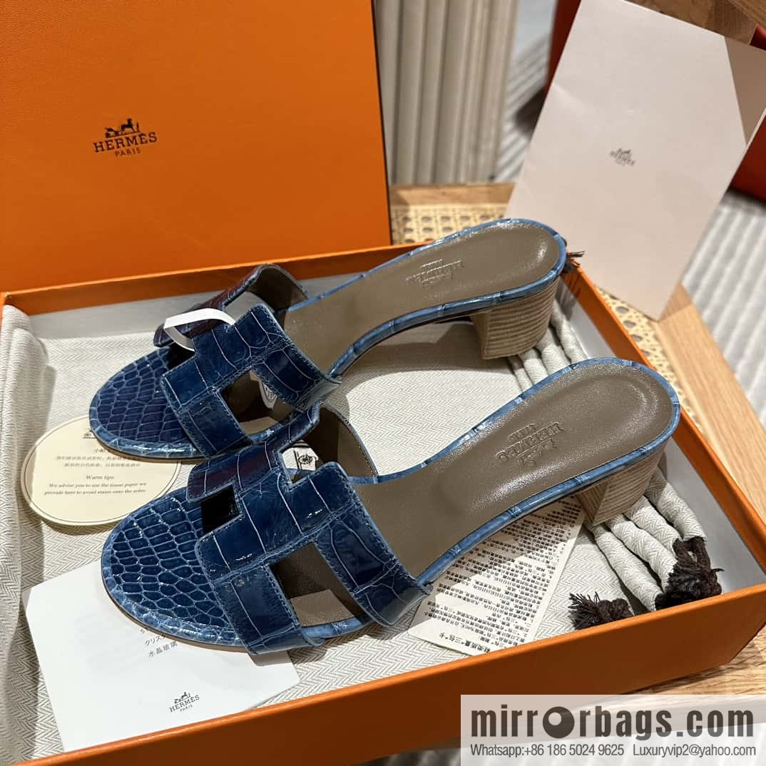 Hermès Crocodile 🐊 slippers