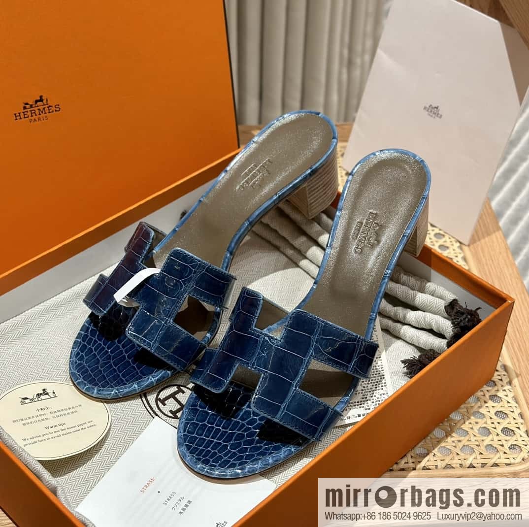 Hermès Crocodile 🐊 slippers