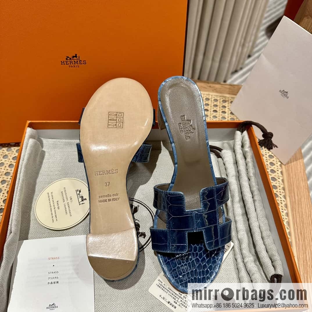 Hermès Crocodile 🐊 slippers