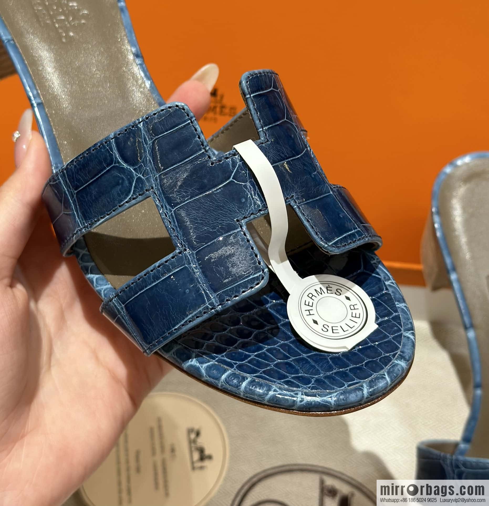 Hermès Crocodile 🐊 slippers