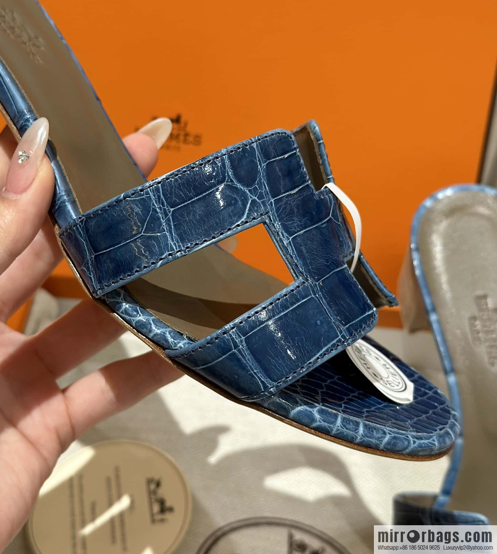 Hermès Crocodile 🐊 slippers