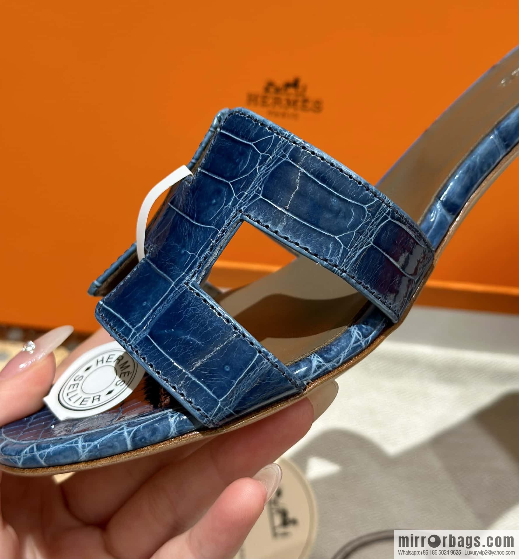 Hermès Crocodile 🐊 slippers