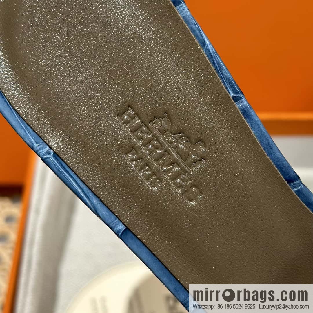 Hermès Crocodile 🐊 slippers