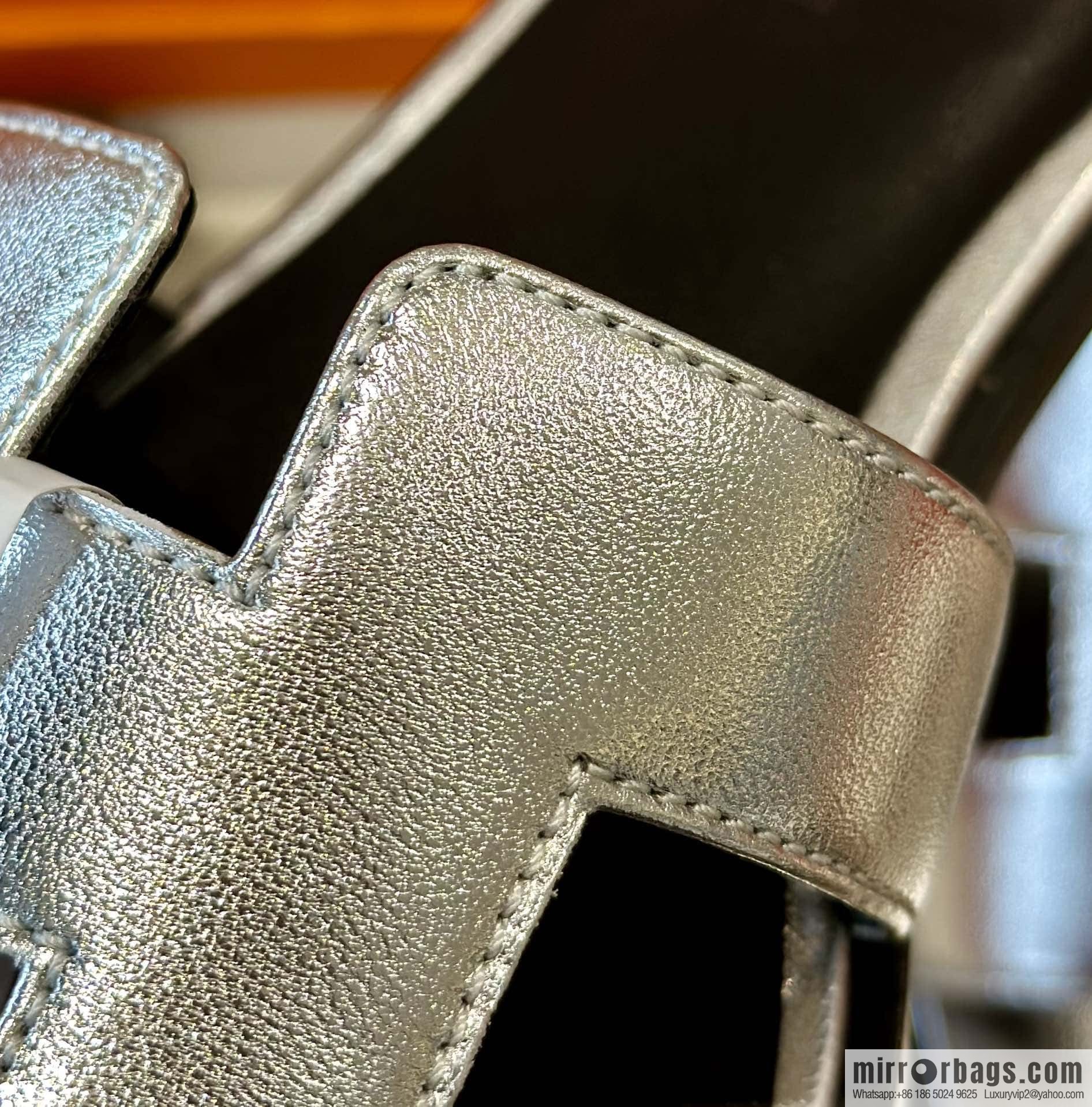 Hermès leather outsole H slippers
