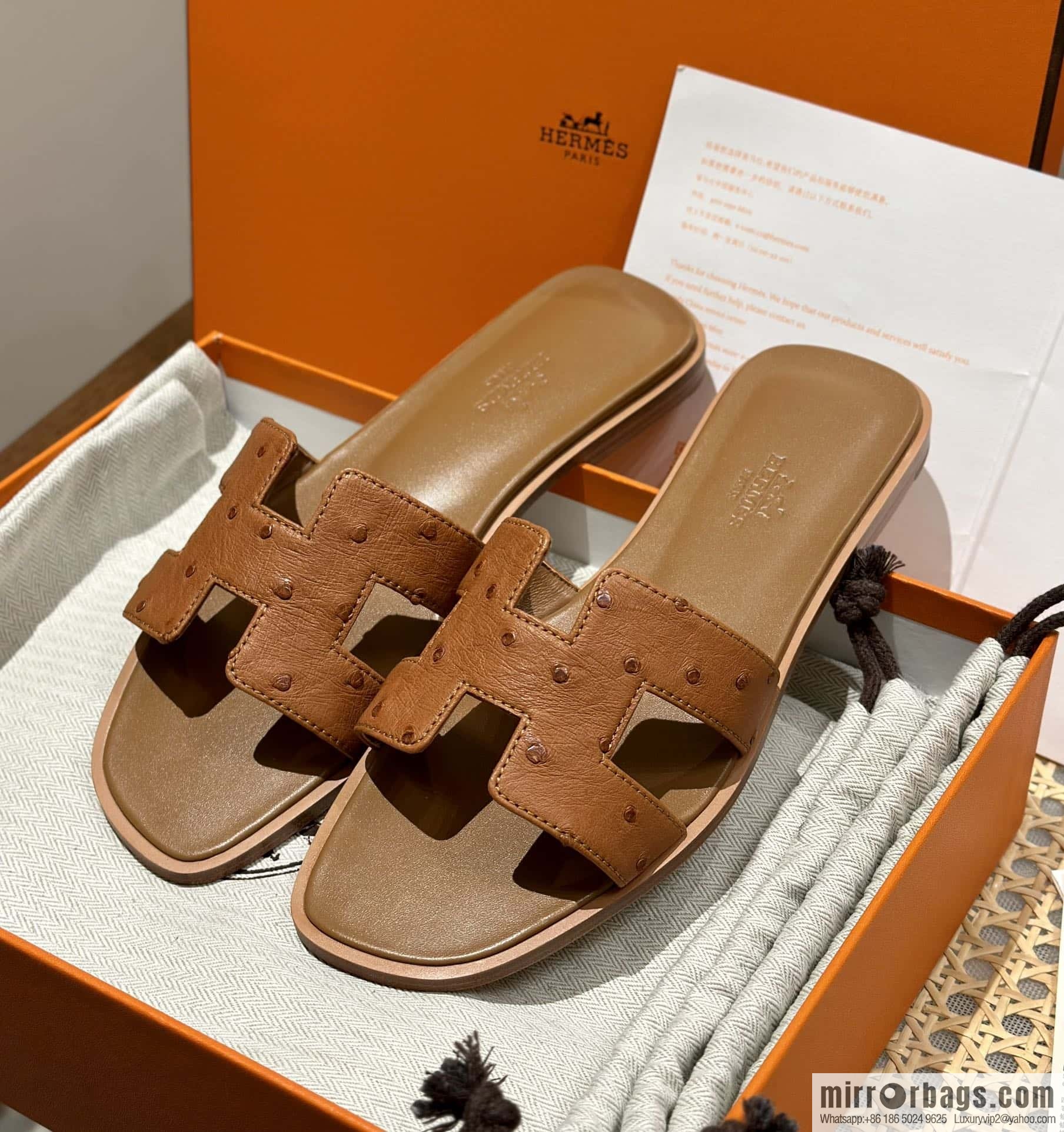 Hermès Classic South African KK Ostrich H Tow
