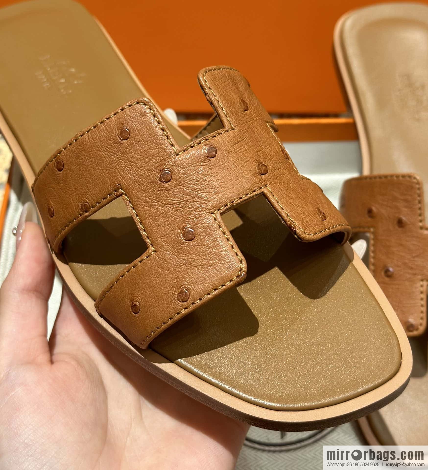 Hermès Classic South African KK Ostrich H Tow