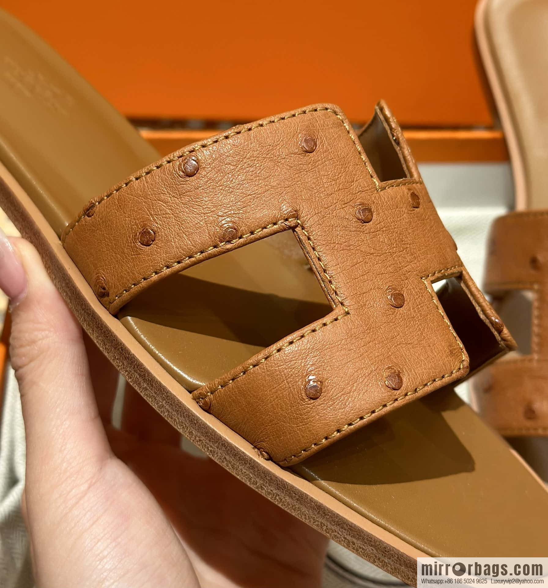 Hermès Classic South African KK Ostrich H Tow
