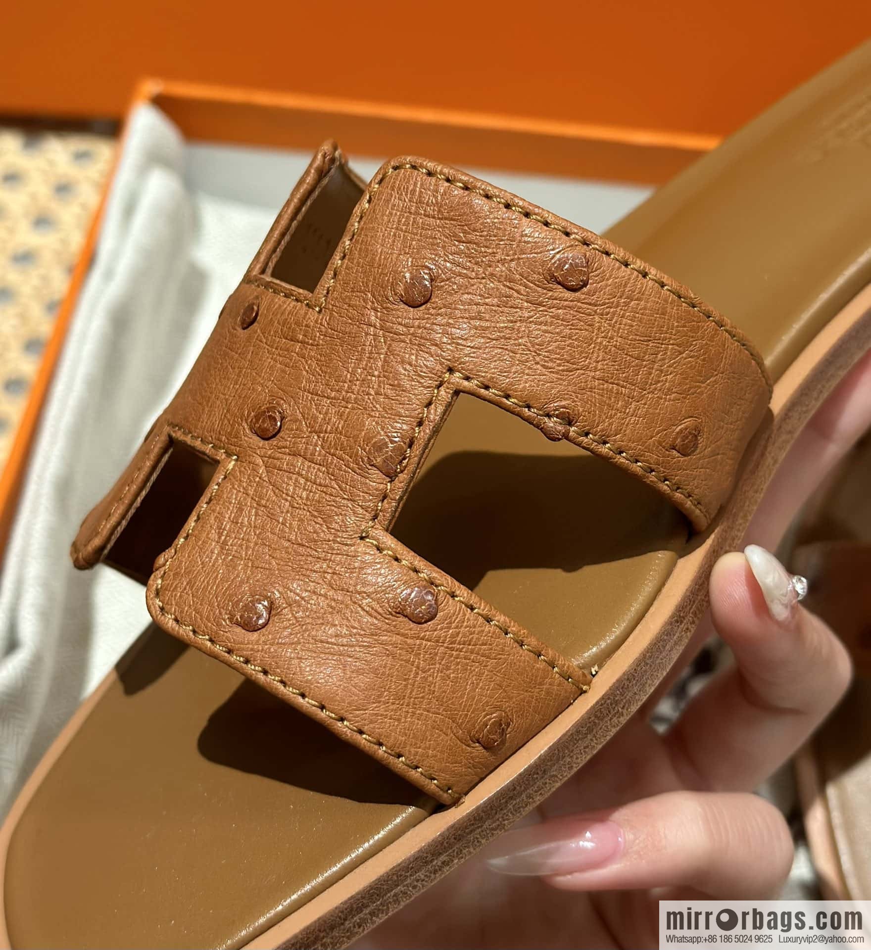 Hermès Classic South African KK Ostrich H Tow