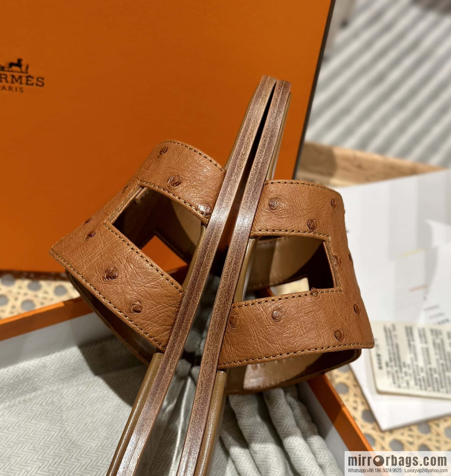 Hermès Classic South African KK Ostrich H Tow