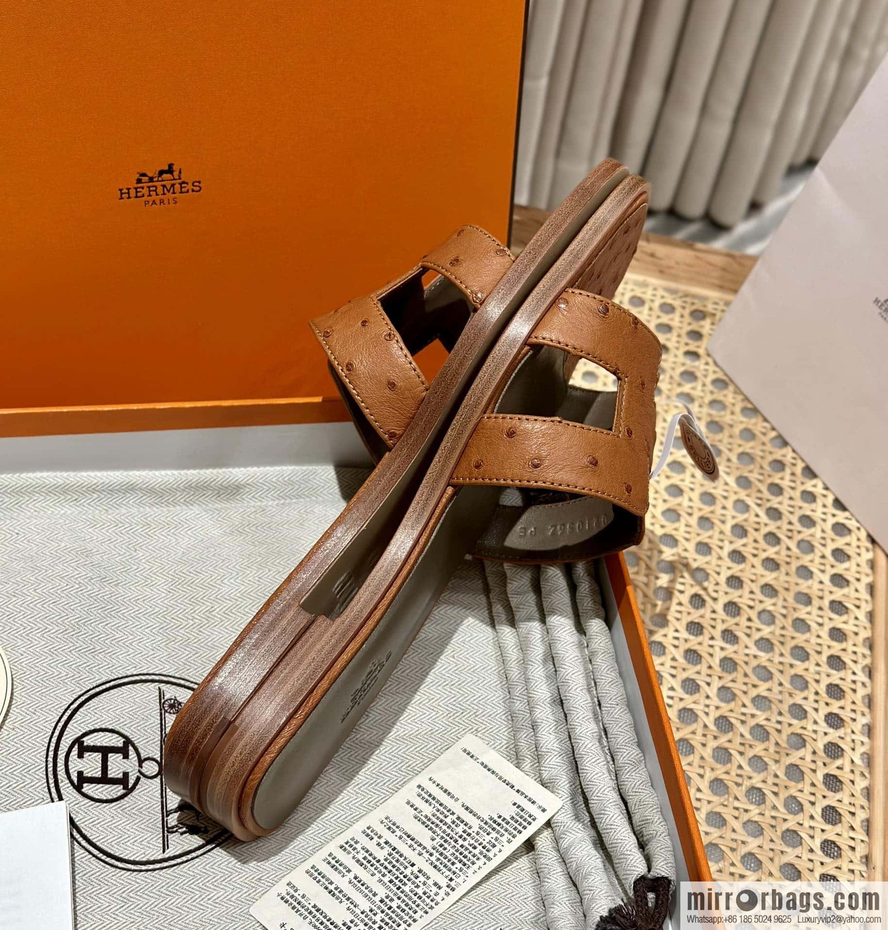 Hermès Classic South African KK Ostrich H Tow