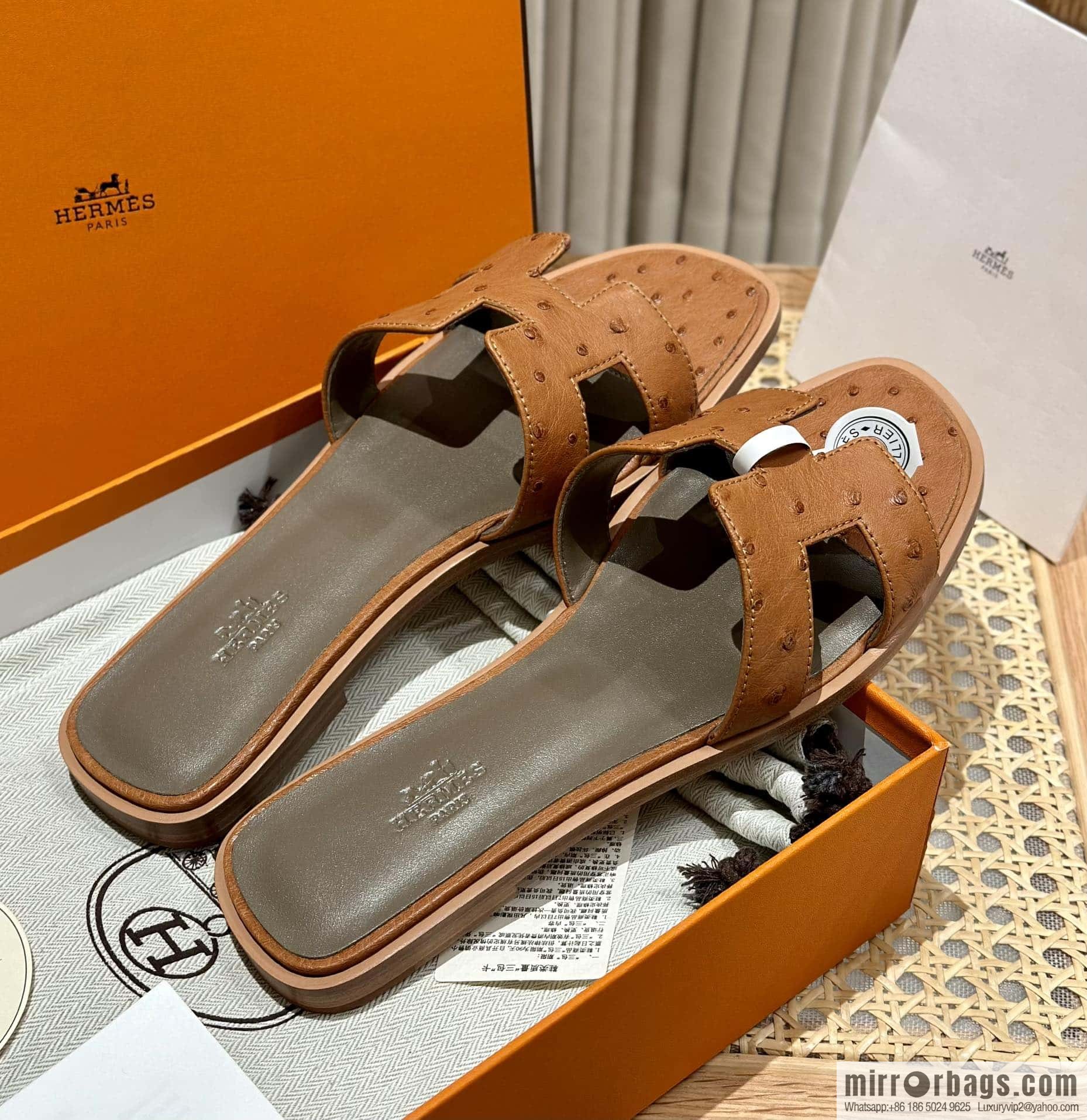 Hermès Classic South African KK Ostrich H Tow