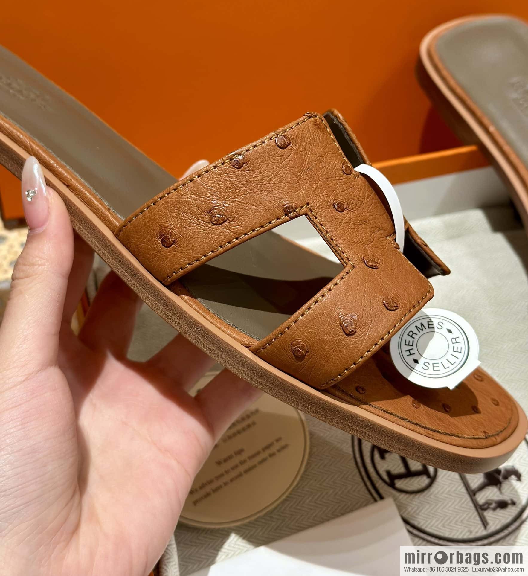 Hermès Classic South African KK Ostrich H Tow