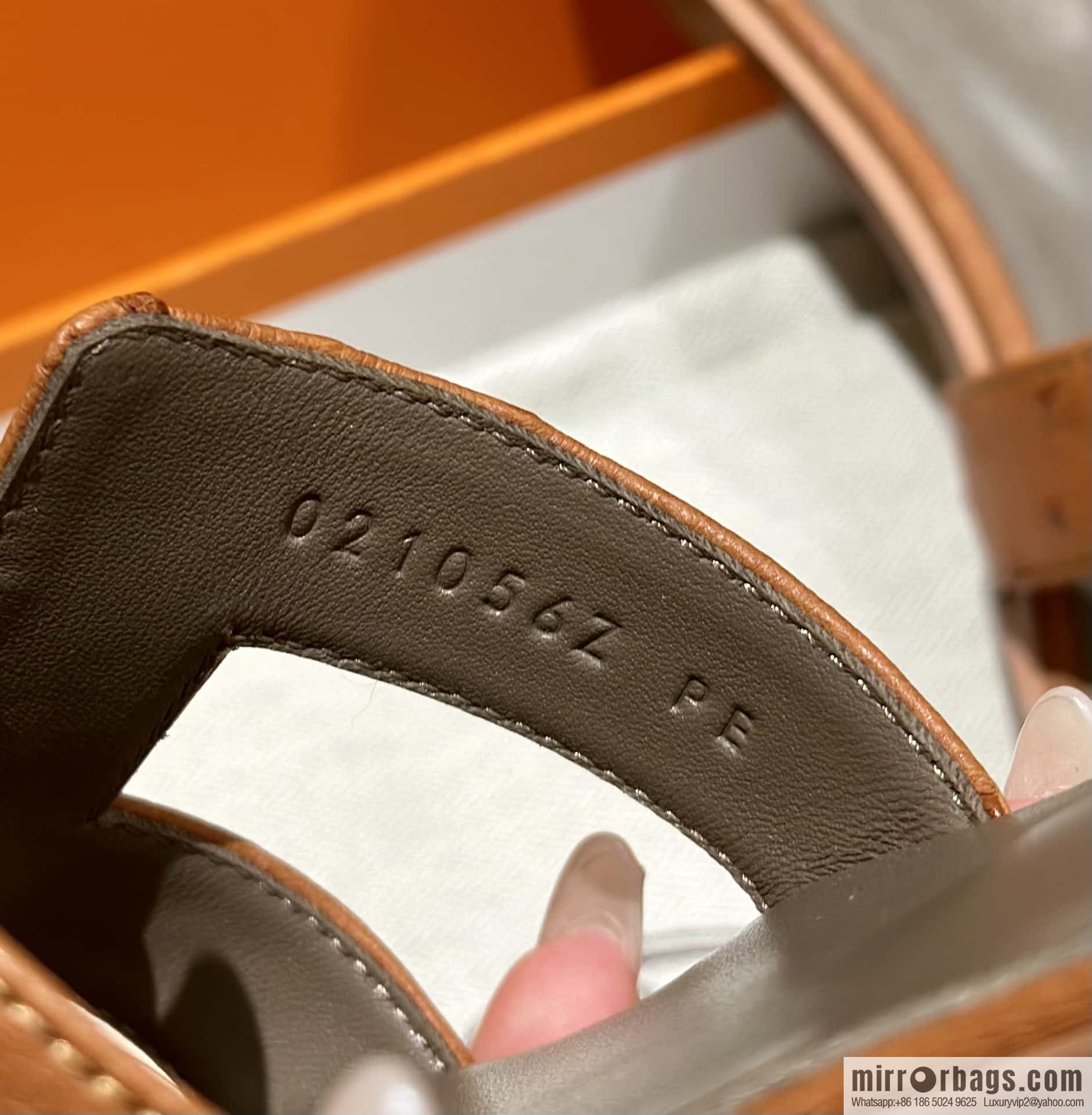 Hermès Classic South African KK Ostrich H Tow