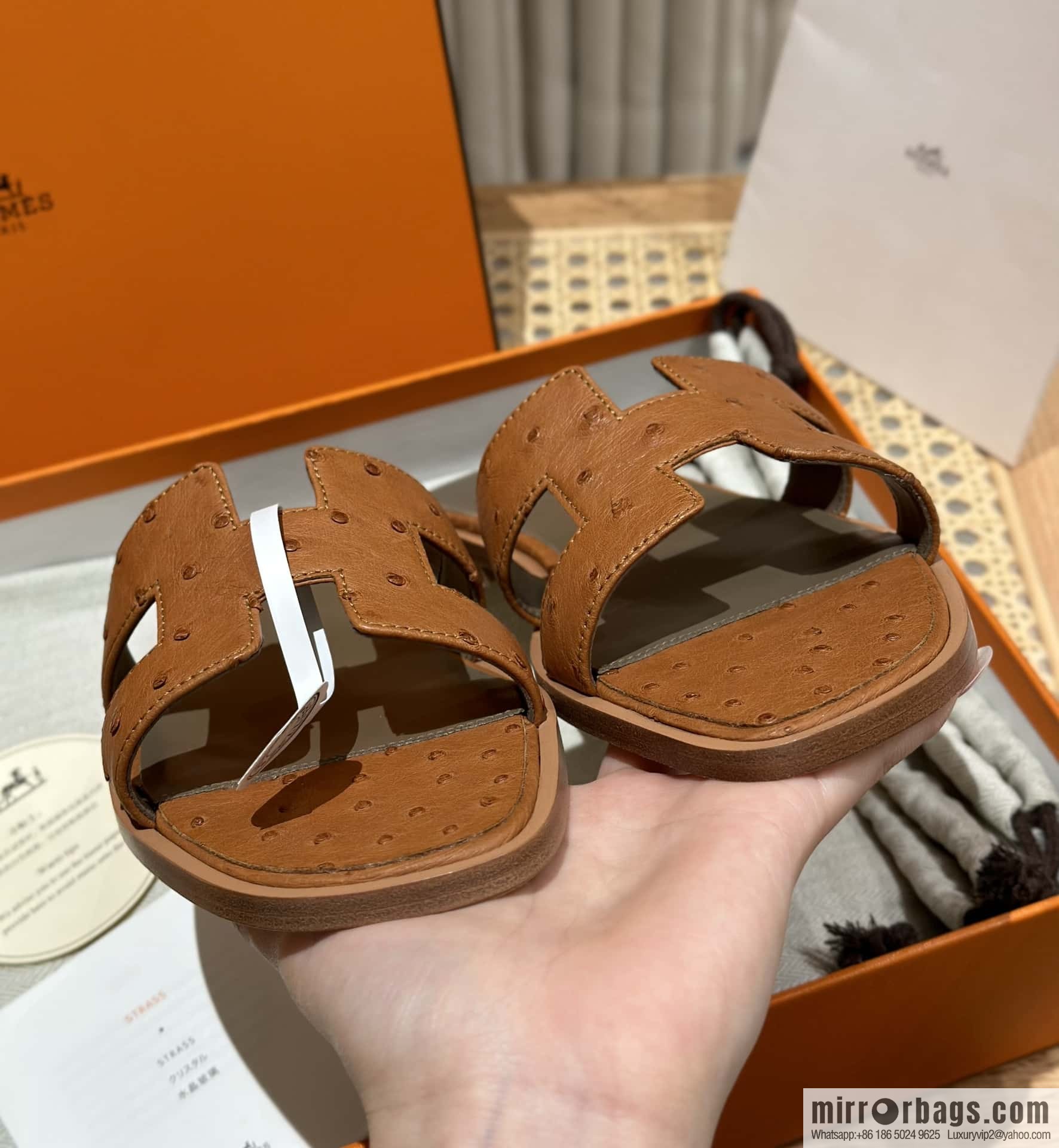 Hermès Classic South African KK Ostrich H Tow