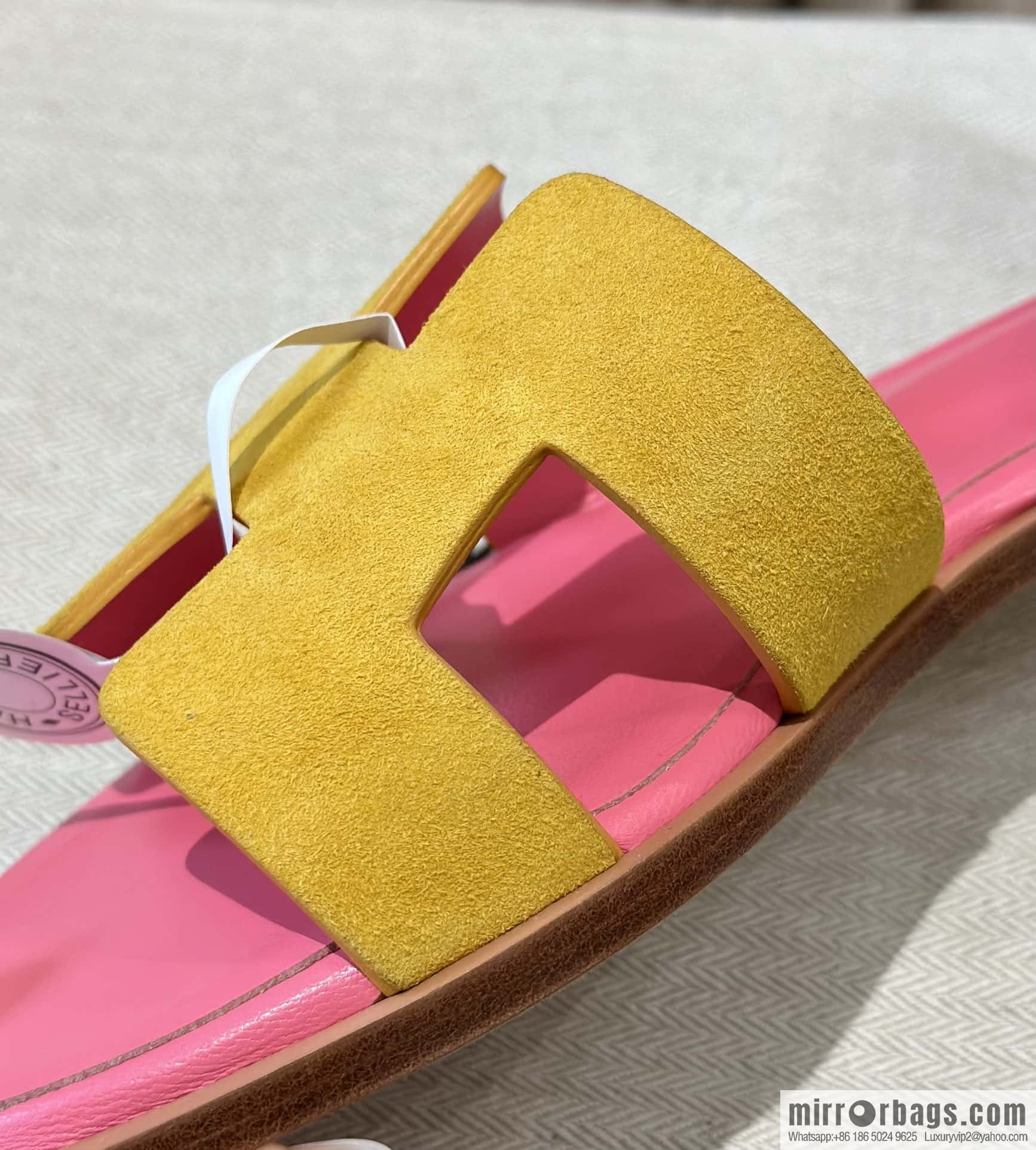 Hermès imported Italian cowhide, new small sandals