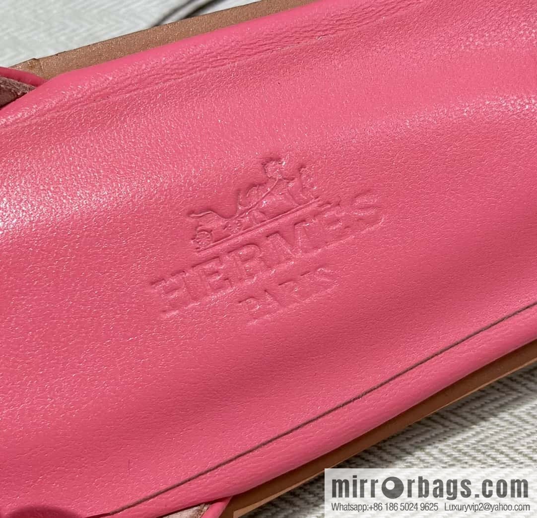 Hermès imported Italian cowhide, new small sandals
