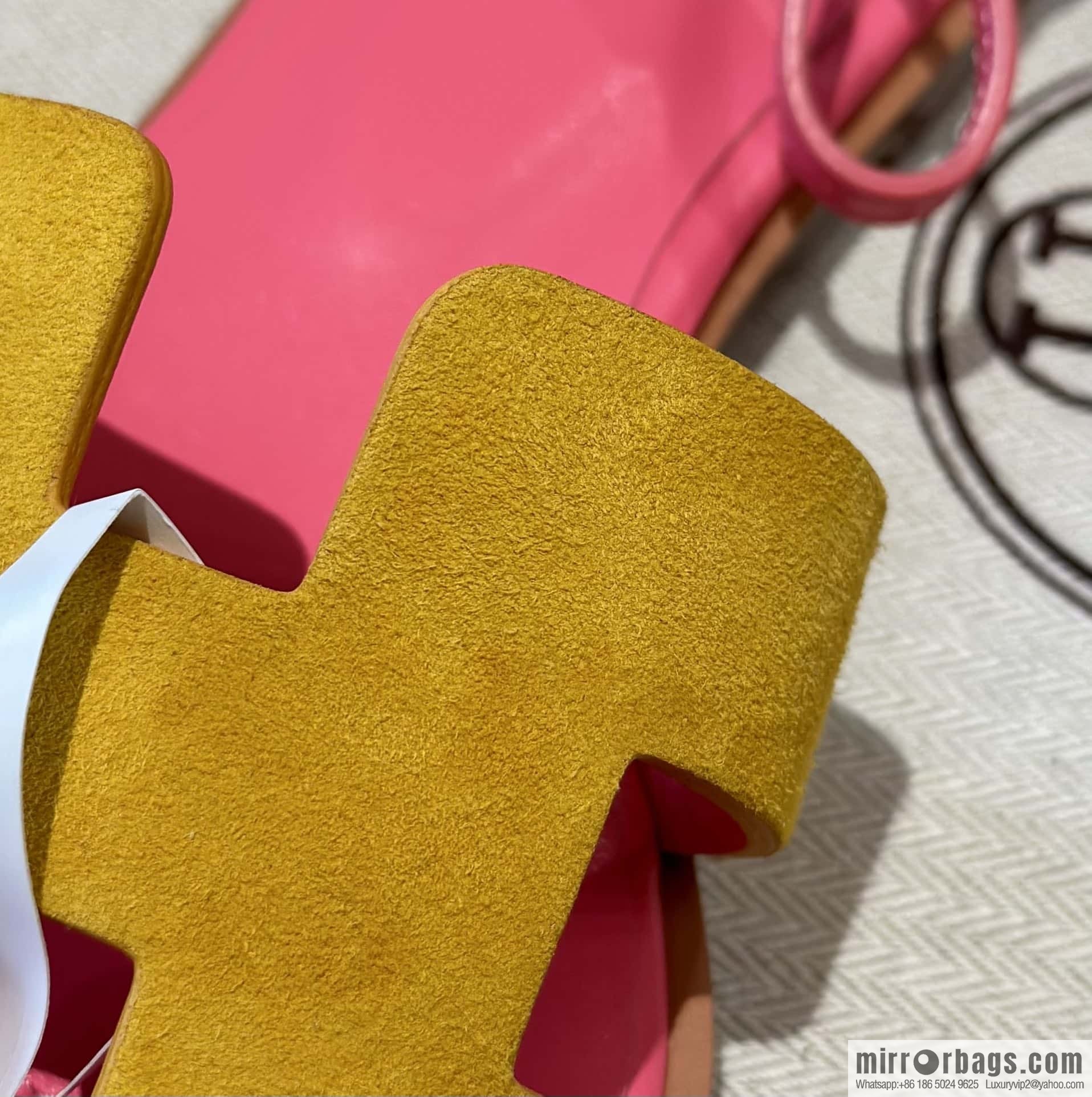Hermès imported Italian cowhide, new small sandals