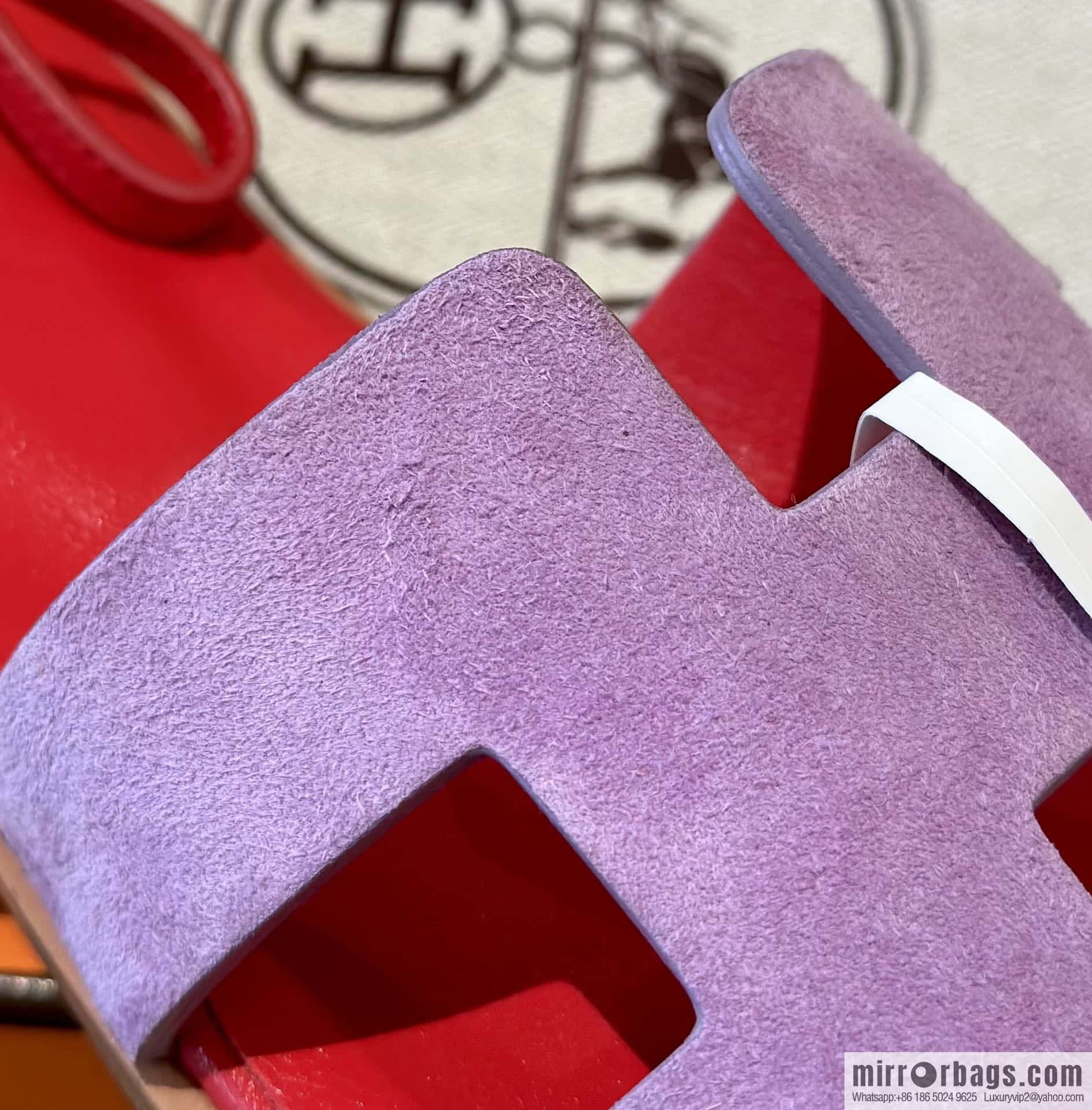 Hermès imported Italian cowhide, new small sandals
