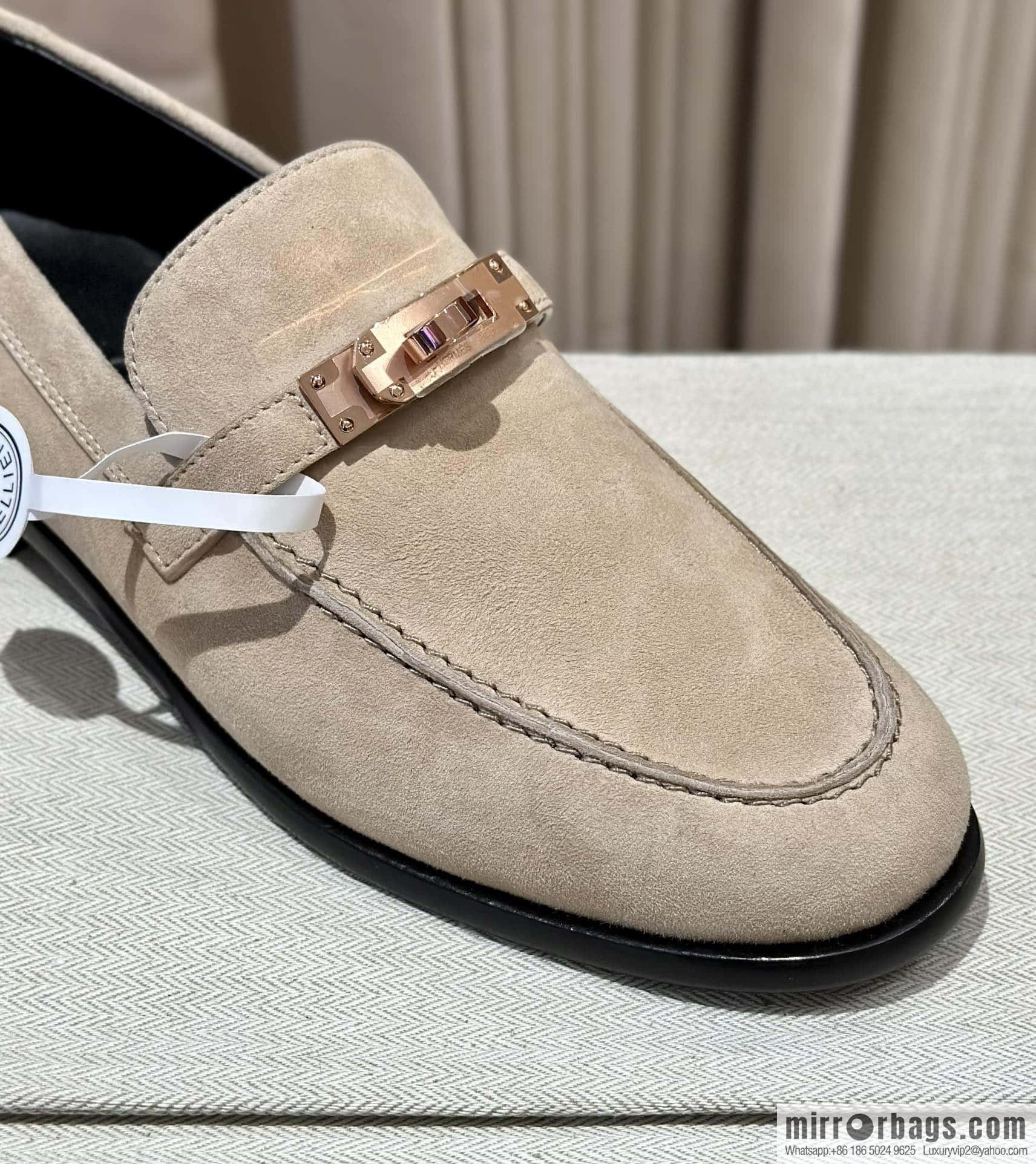 Hermès kelly buckle loafers