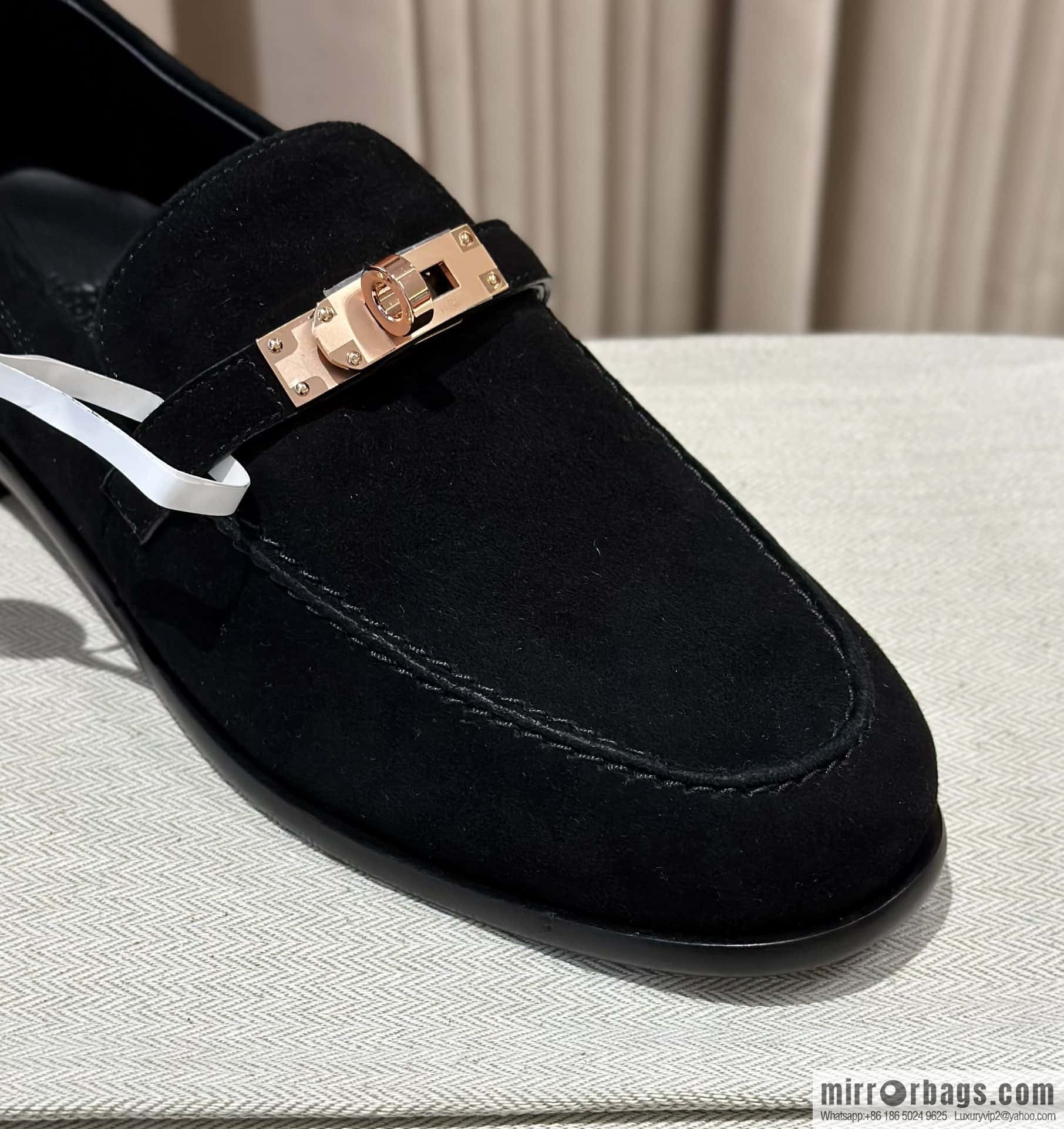 Hermès kelly buckle loafers