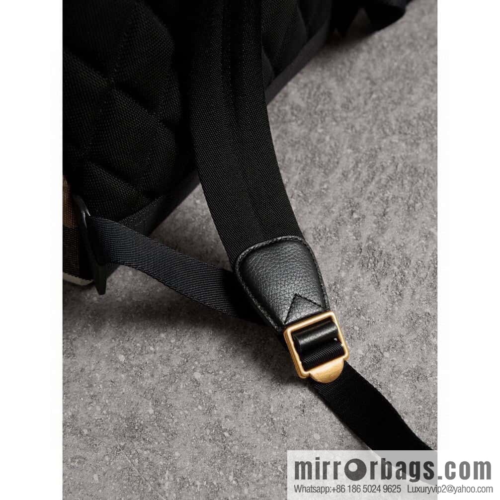 Burberry Burberry Canvas plaid backpack