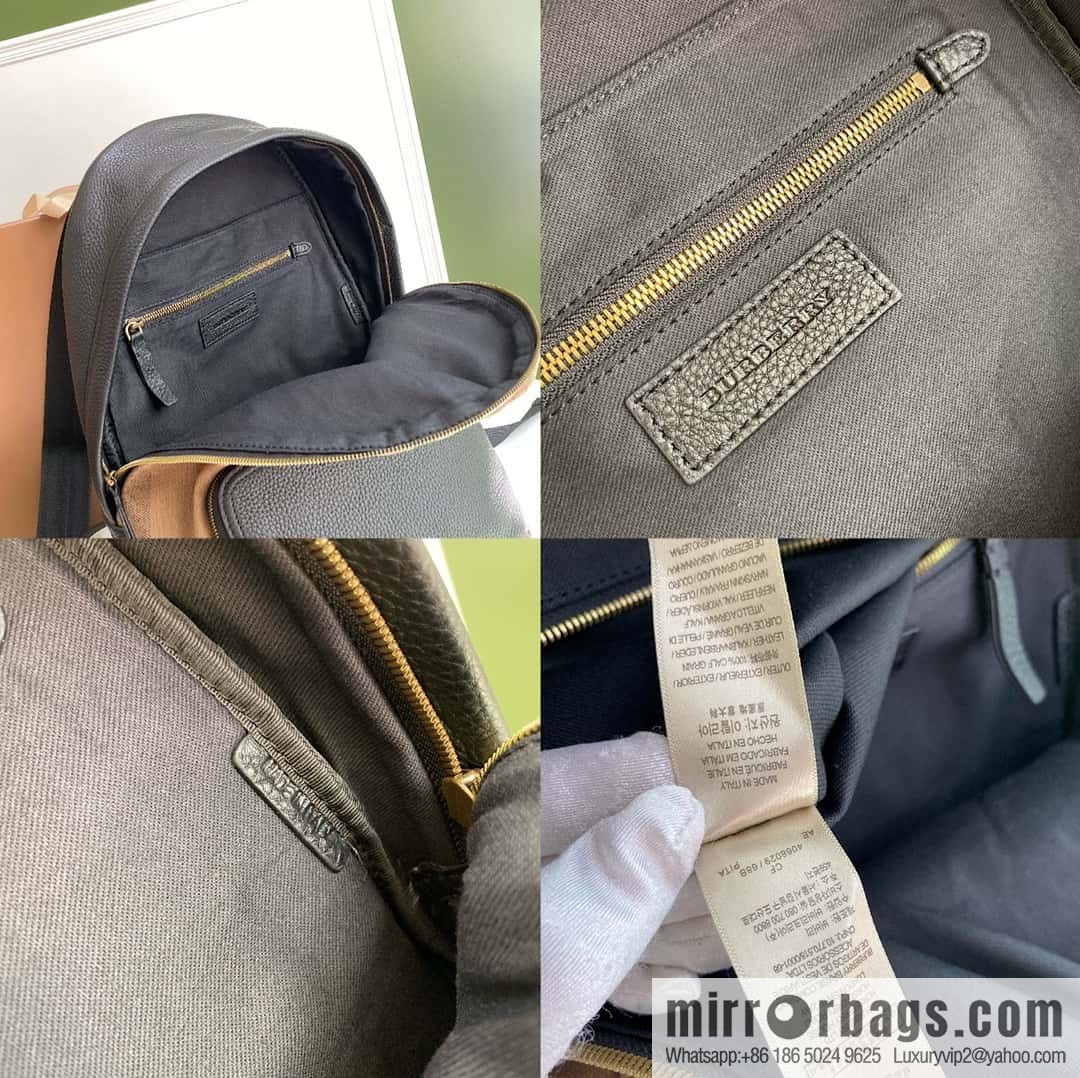 Burberry Burberry Canvas plaid backpack
