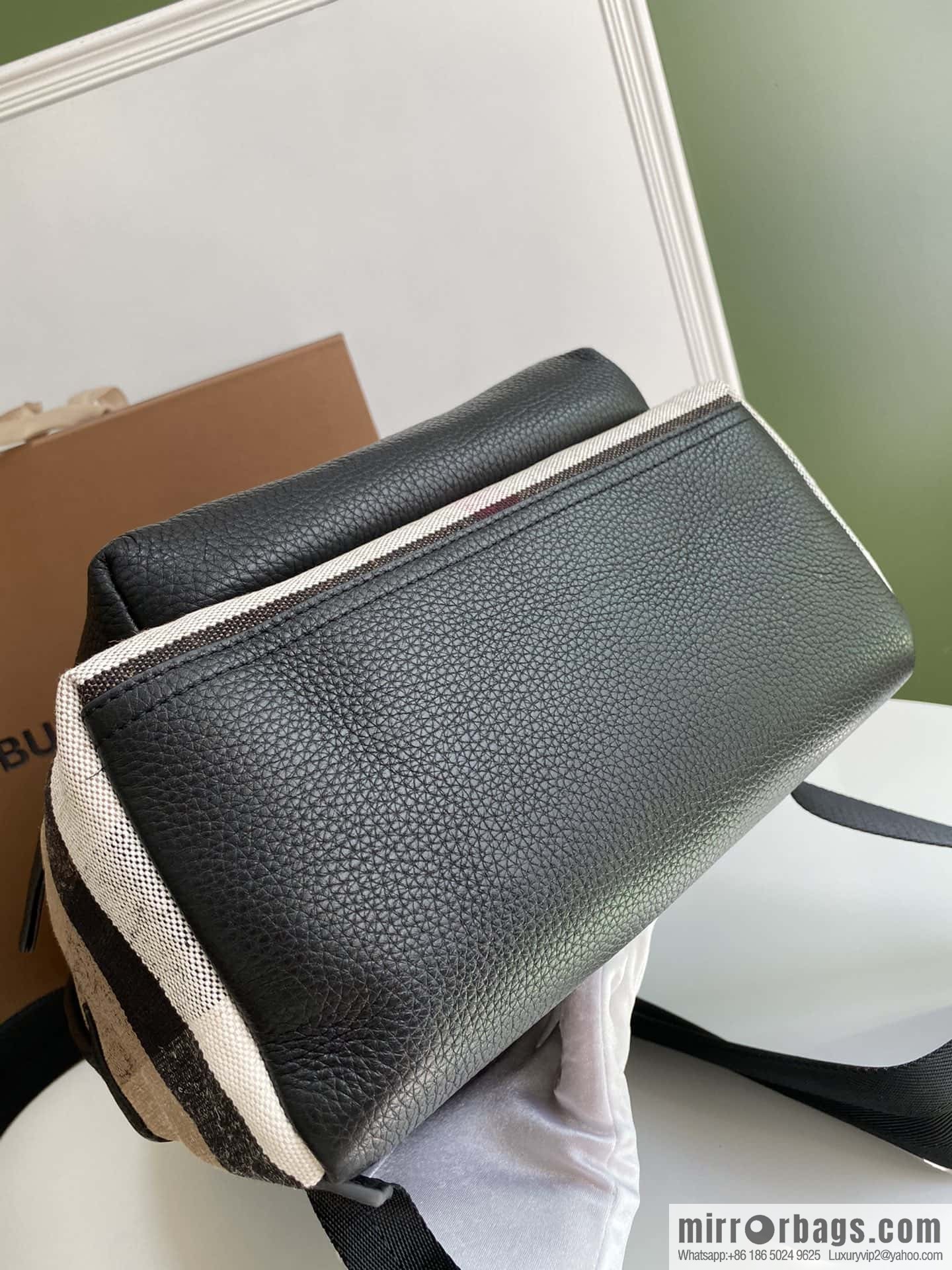 Burberry Burberry Canvas plaid backpack