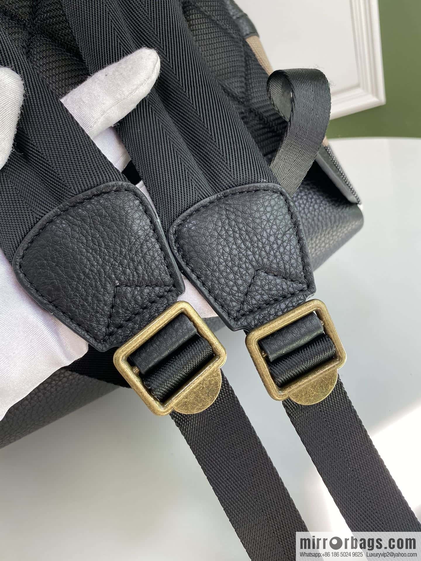 Burberry Burberry Canvas plaid backpack