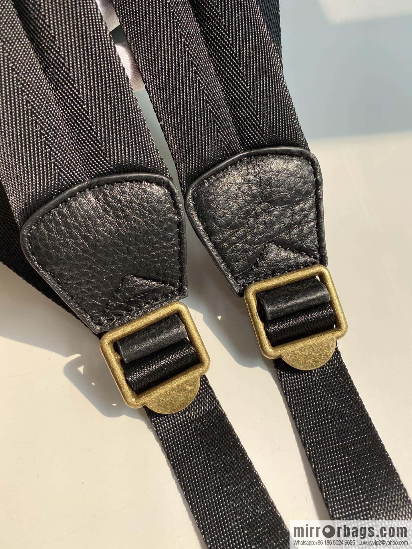 Burberry Burberry Canvas plaid backpack blue