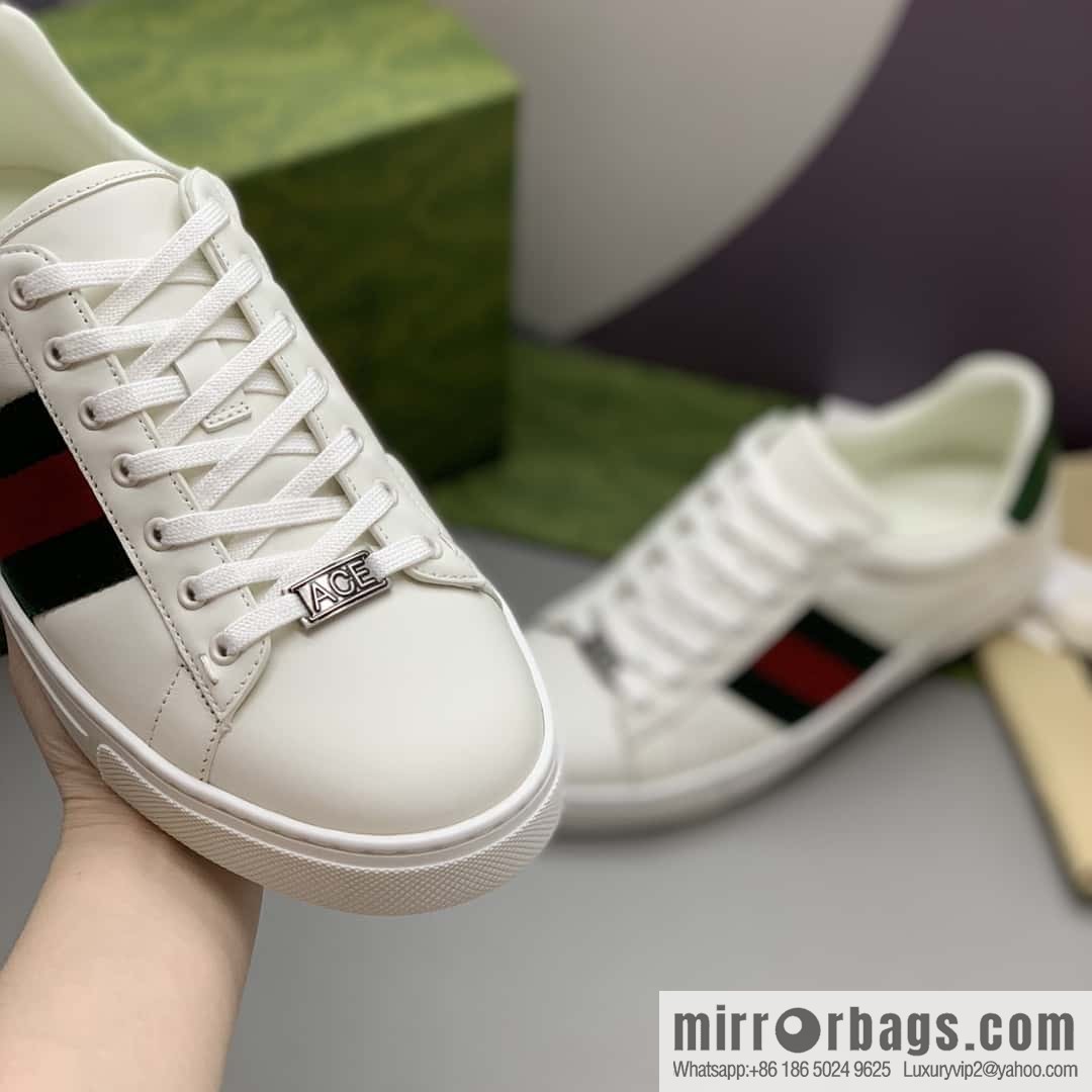 GUCCI men's casual white shoes