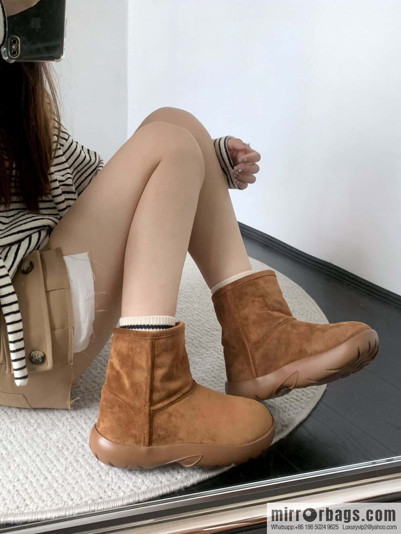 Bottega Veneta SNAP series autumn and winter snow boots