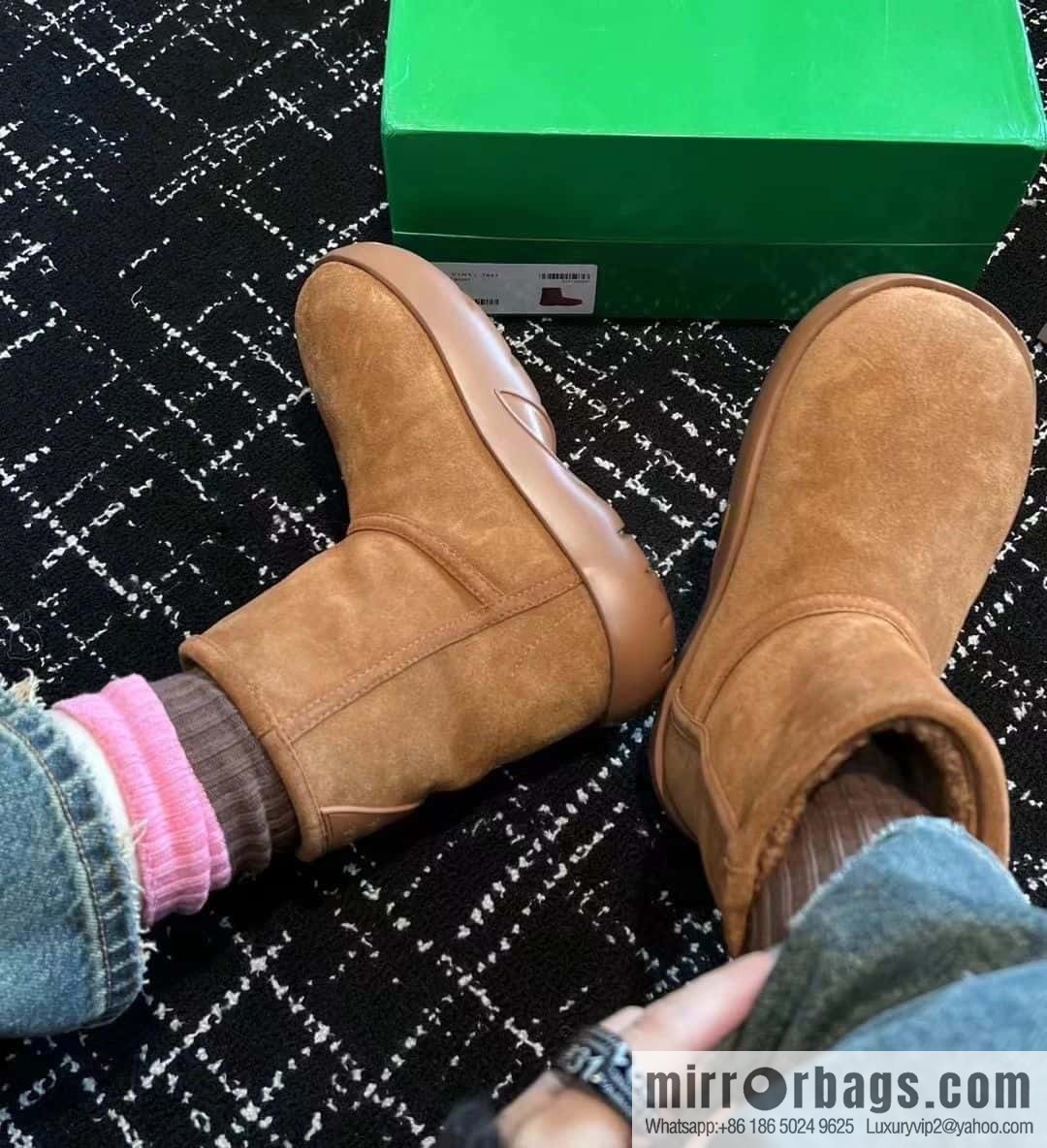 Bottega Veneta SNAP series autumn and winter snow boots