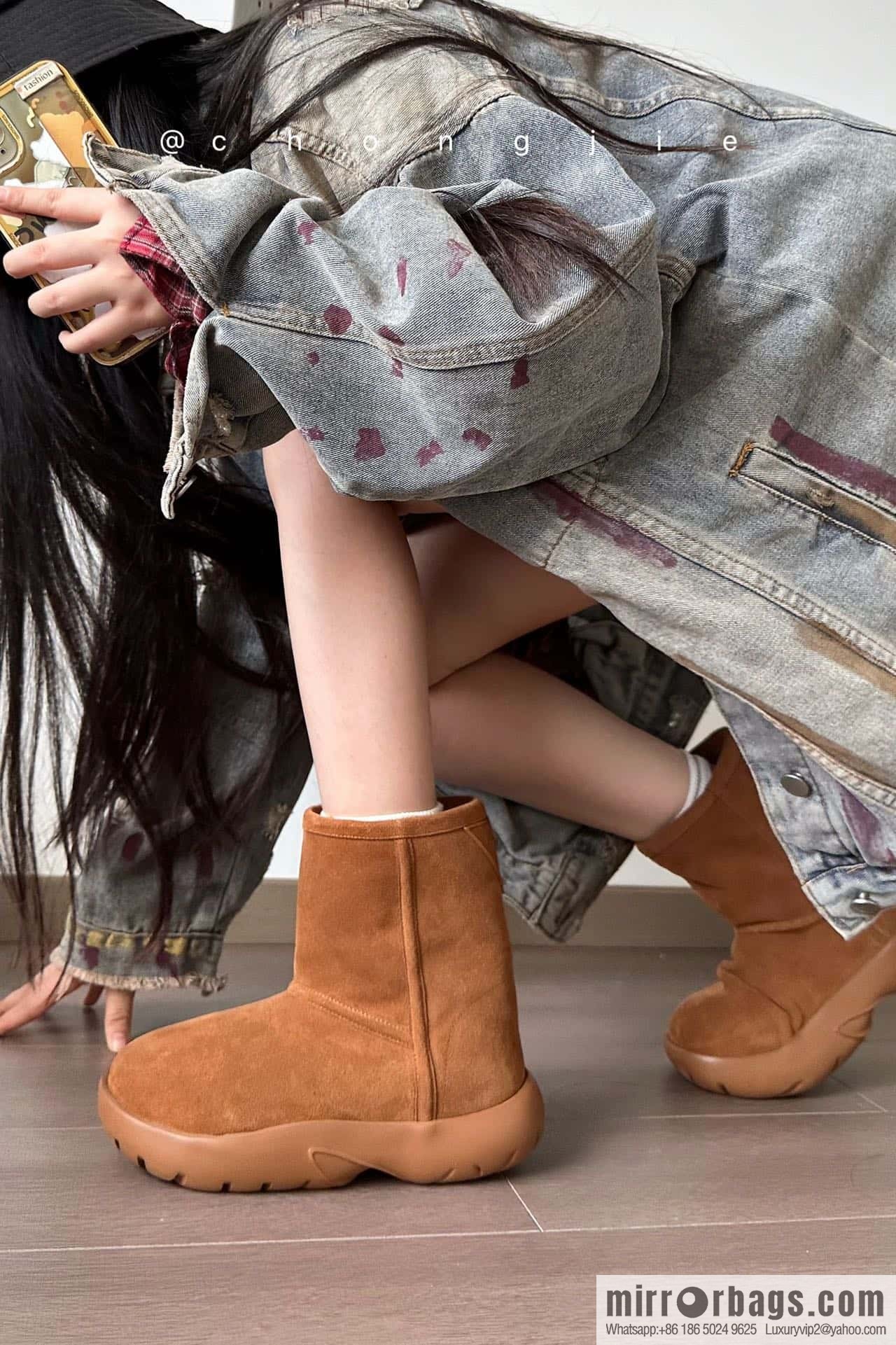 Bottega Veneta SNAP series autumn and winter snow boots