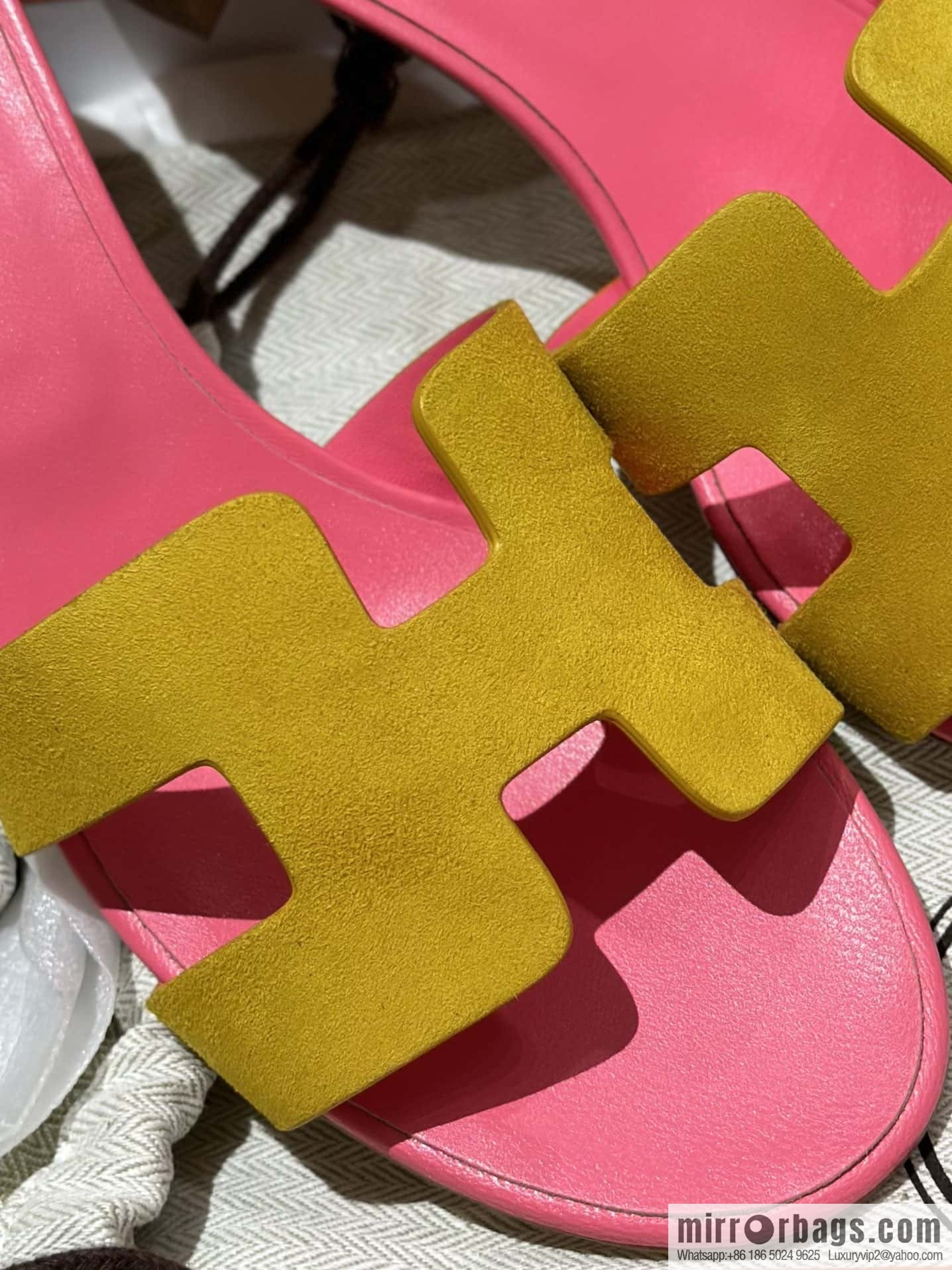 Hermès color-matching high heels