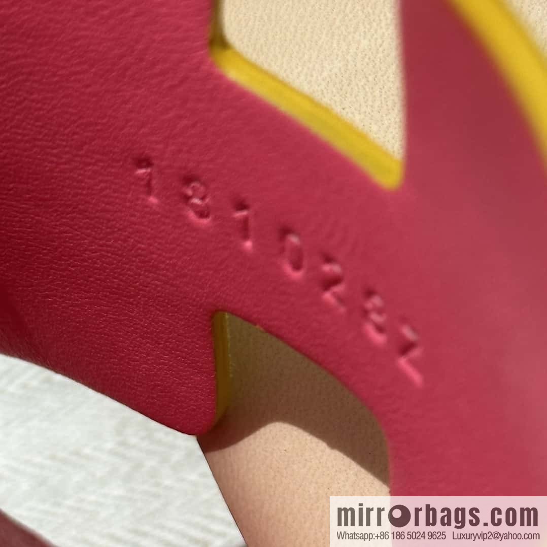 Hermès color-matching high heels