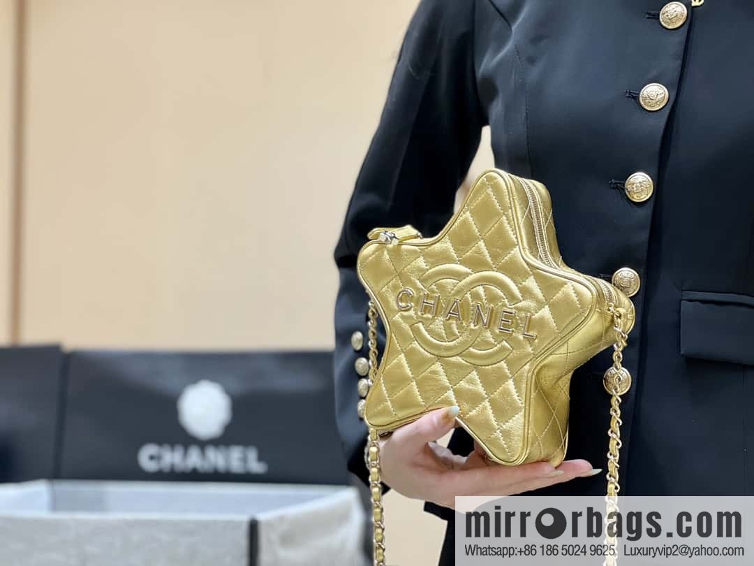 CHANEL 24C early spring vacation series limited edition star bag AS4579 gold