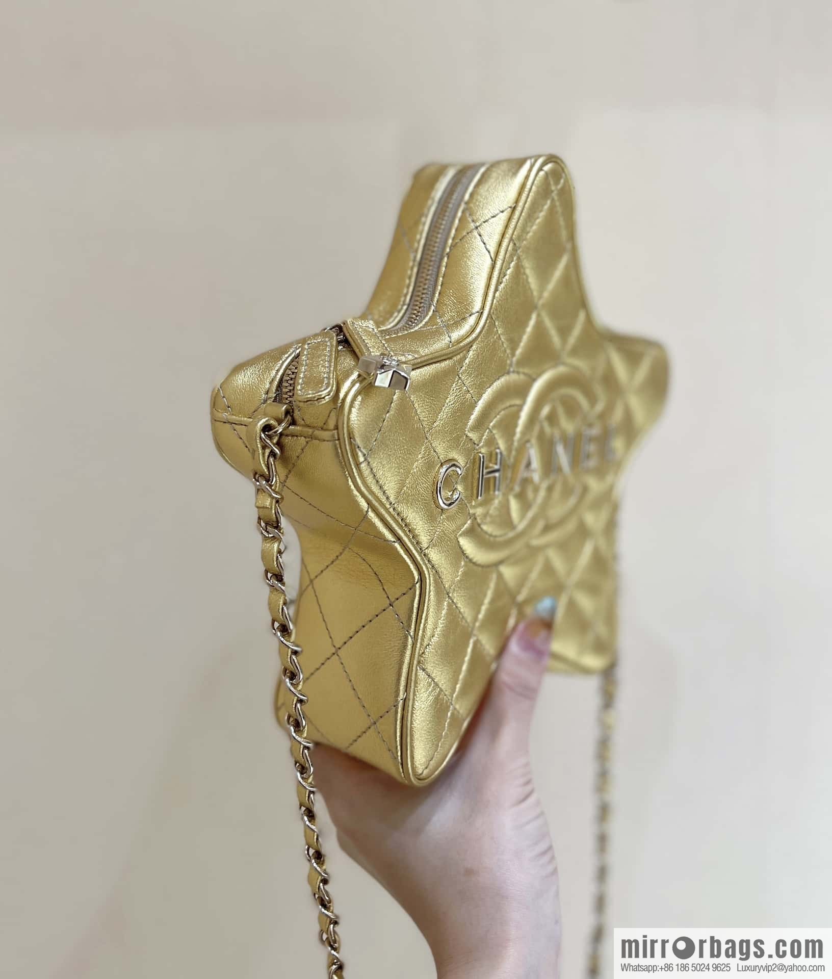 CHANEL 24C early spring vacation series limited edition star bag AS4579 gold