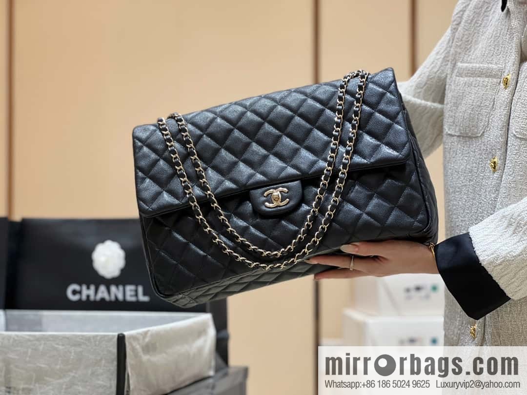 CHANEL 24C early spring vacation series explosive oversized CF airport big bag AS4661