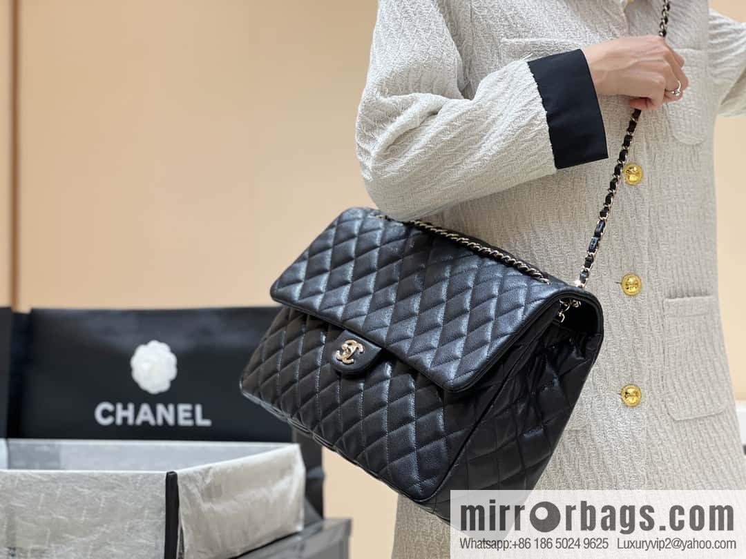 CHANEL 24C early spring vacation series explosive oversized CF airport big bag AS4661