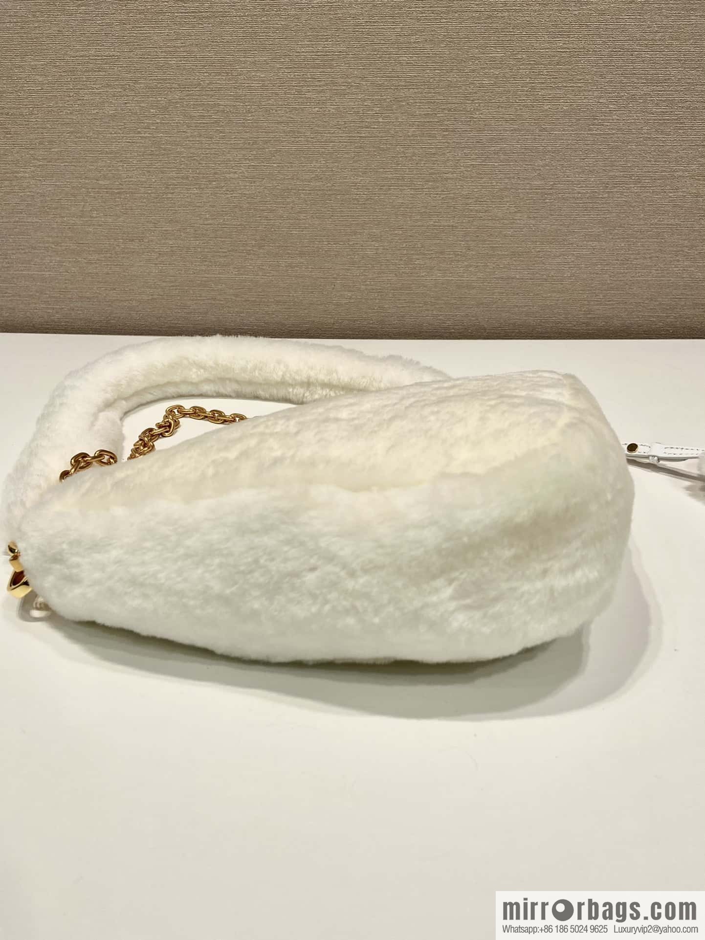 PRADA Prada triangle hair bag ๐ 1NQ044 new goat hair