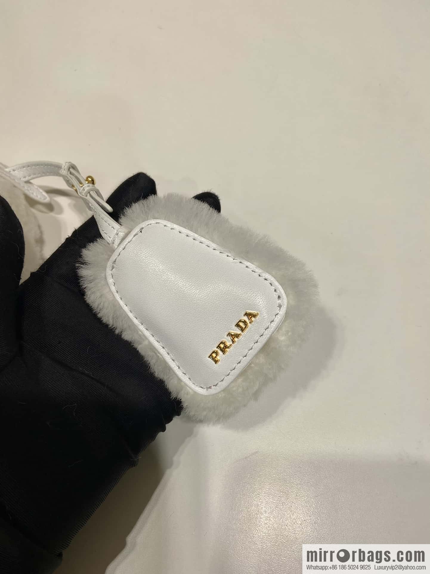 PRADA Prada triangle hair bag ๐ 1NQ044 new goat hair