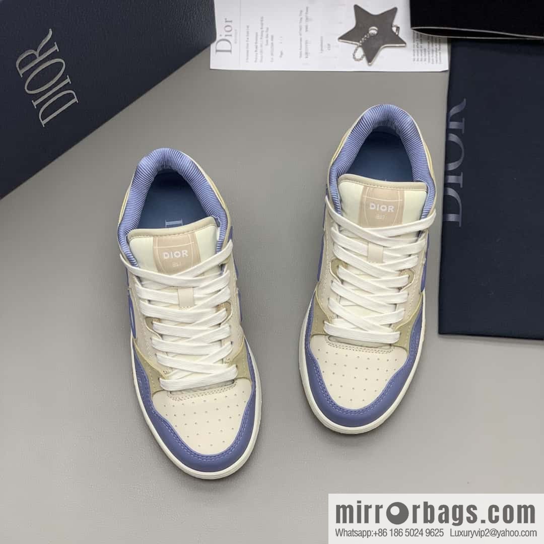 DIOR B57 men's and women's medium-top sports and leisure shoes