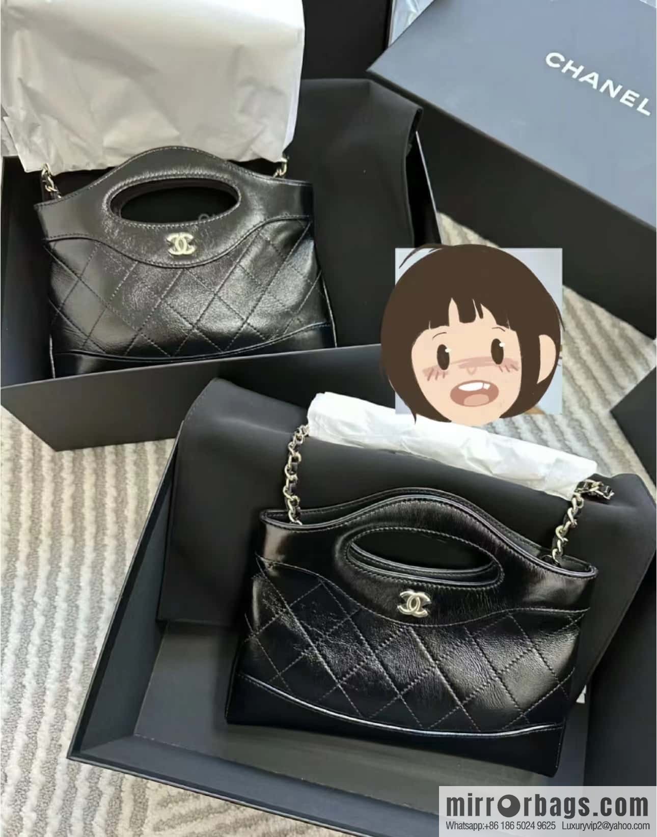 CHANEL 24C Early Spring Holiday Series 31bag nano AS3656
