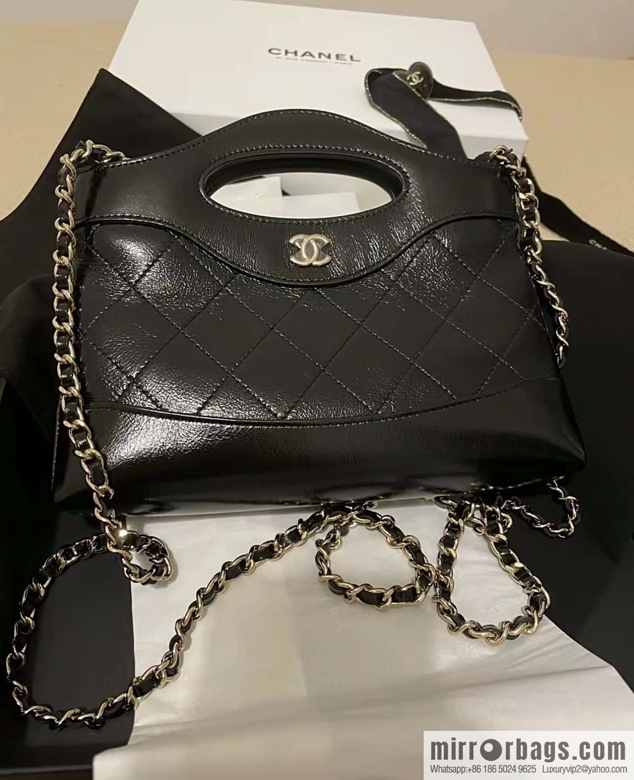 CHANEL 24C Early Spring Holiday Series 31bag nano AS3656
