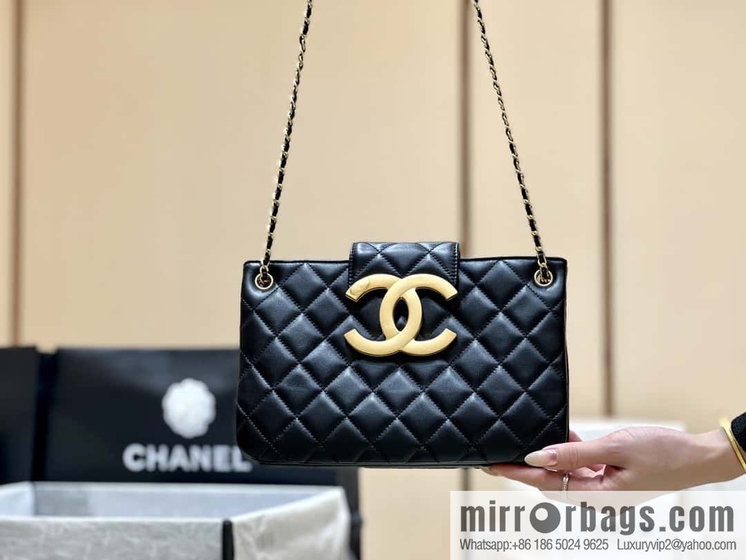 CHANEL 24C early spring vacation series, big double C Vintage tote shopping bag AS4603