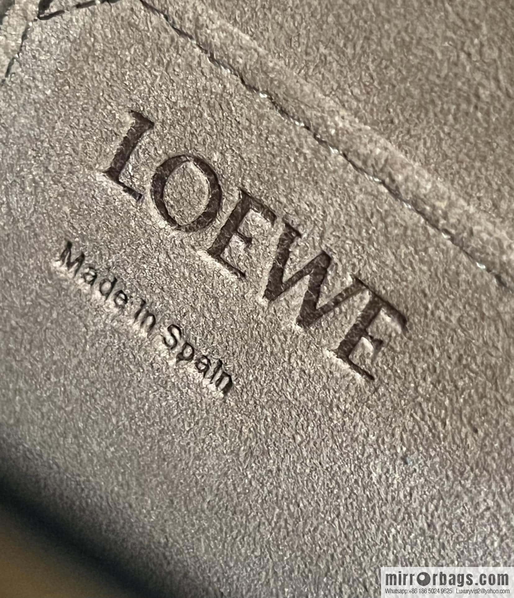 LOEWE upgraded version letter wide shoulder strap saddle bag GateDual handbag 0671 warm sand black